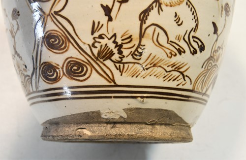 Lot 18 - A Chinese Cizhou jar, Jin/Yuan Dynasty