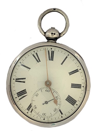 Lot 312 - Charles Maitland, London - An early 19th century Sterling silver open faced pocket watch