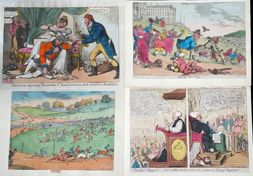 Lot 20 - Satirical prints and others, early 19th...