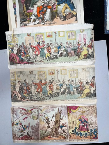 Lot 20 - Satirical prints and others, early 19th...