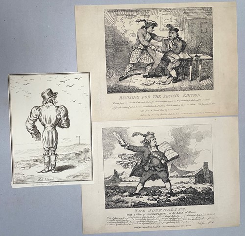 Lot 20 - Satirical prints and others, early 19th...