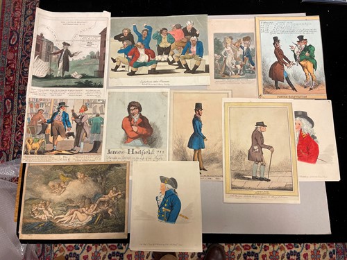 Lot 21 - A collection of 25 character prints, 19th...