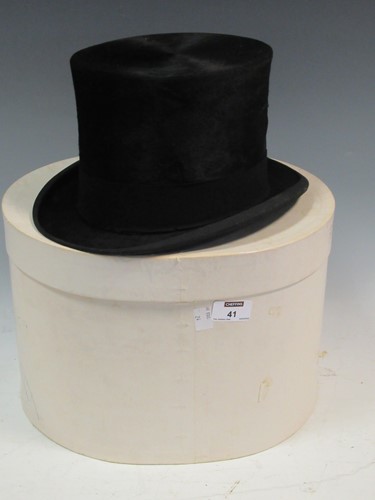 Lot 41 - A 'Henry Heath Limited' tophat inscribed on...