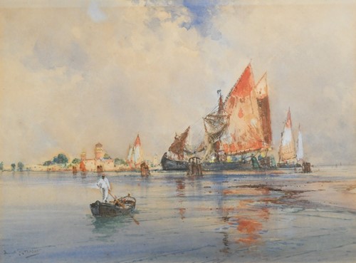 Lot 268 - Frank Henry Mason, RBA, RI, RSMA (British, 1875-1965)