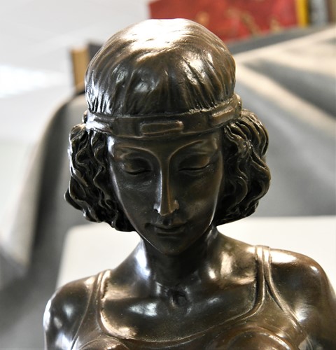 Lot 111 - 'Milo' Miguel Fernando Lopez (Portuguese, born 1955), An Egyptian Lady