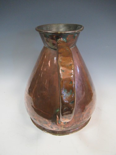 Lot 25 - A large 19th century two gallon copper...
