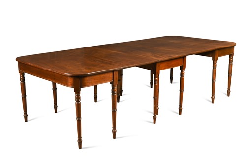 Lot 582 - A mahogany extending dining table, early 19th century