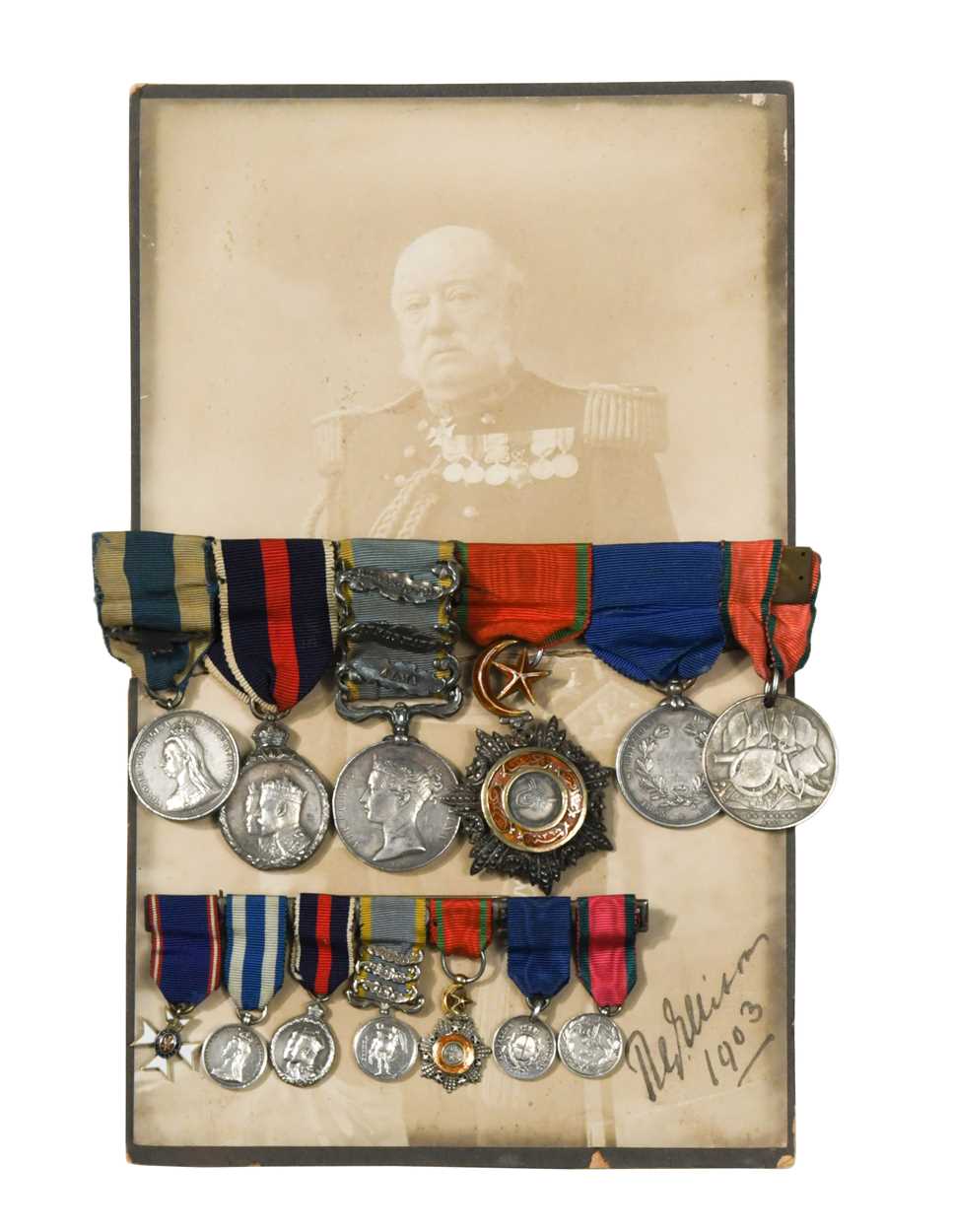 Lot 531 - Colonel Sir Richard George Ellison C.V.O., (1831-1908), Crimea medal group