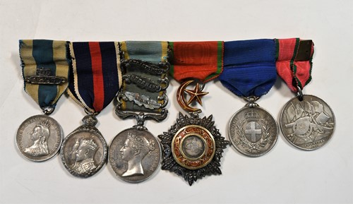 Lot 531 - Colonel Sir Richard George Ellison C.V.O., (1831-1908), Crimea medal group