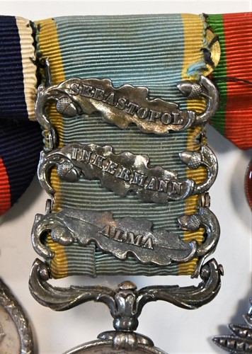 Lot 531 - Colonel Sir Richard George Ellison C.V.O., (1831-1908), Crimea medal group