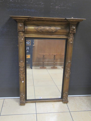 Lot 680 - A late Regency giltwood pier mirror 116 x 84cm