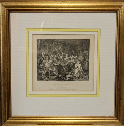 Lot 18 - After William Hogarth. A collection of six...