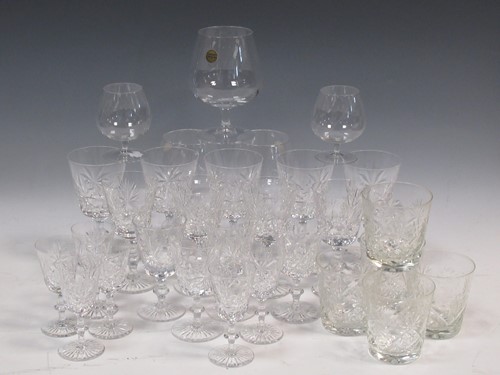 Lot 45 - A quantity of Edinburgh glass drinking glasses...