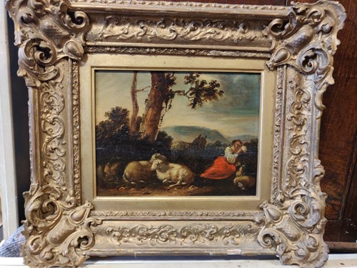 Lot 456 - Early 19th century English School, Shepherdess...