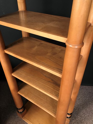 Lot 215 - A free-standing architectural shelving unit in the Biedermeier style