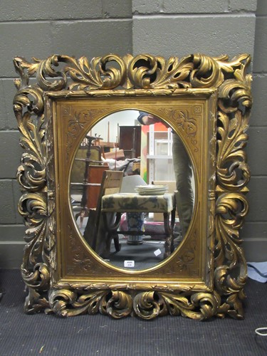 Lot 658 - A Florentine mirror converted from a picture...