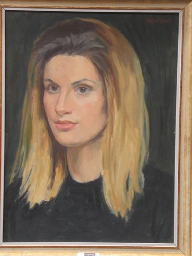 Lot 367 - Clifford Hall RBA, ROI (1904-1973) Portrait of...