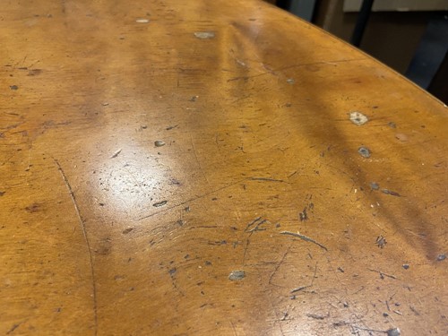 Lot 205 - Alvar Aalto for Finmar, a birch veneered table 91 and six chairs