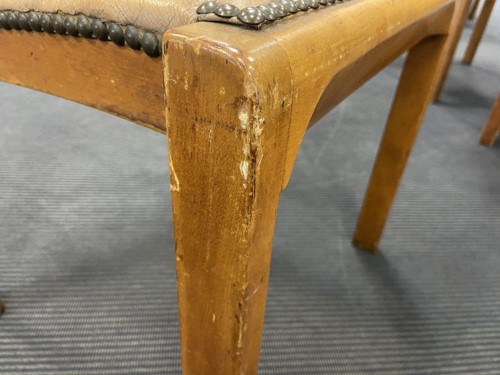 Lot 205 - Alvar Aalto for Finmar, a birch veneered table 91 and six chairs