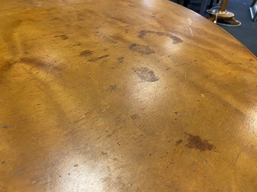 Lot 205 - Alvar Aalto for Finmar, a birch veneered table 91 and six chairs