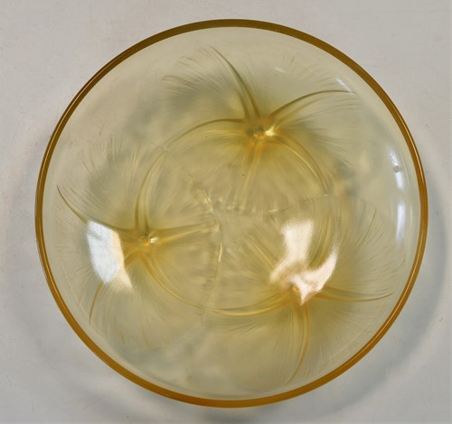 Lot 15 - Volubilis,  an R. Lalique amber glass bowl, designed 1921