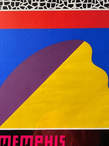 Lot 244 - Memphis Group, a rare original poster for Memphis at Liberty & Co.