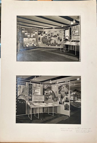 Lot 163 - Joan Woodward (née Halsall), a small folio of architectural interiors and furniture designs, 1950