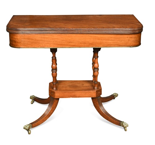 Lot 380 - A Regency mahogany tea table