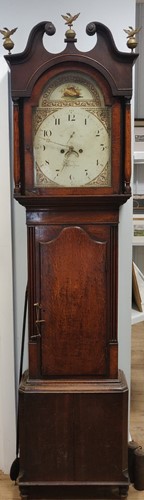 Lot 645 - A longcase clock by Burton of Ulverston with...