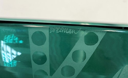 Lot 37 - Ruth Dresman (born 1961), an acid etched bowl