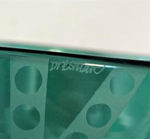 Lot 37 - Ruth Dresman (born 1961), an acid etched bowl