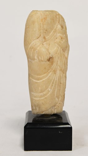 Lot 89 - A Chinese white marble Buddha torso, Wei Dynasty style