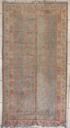 Lot 606 - A Samarkand Khotan wool rug, early 20th century
