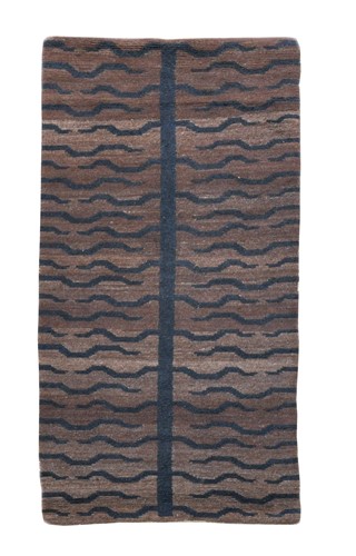 Lot 132 - A fine Tibet tiger skin Khaden rug