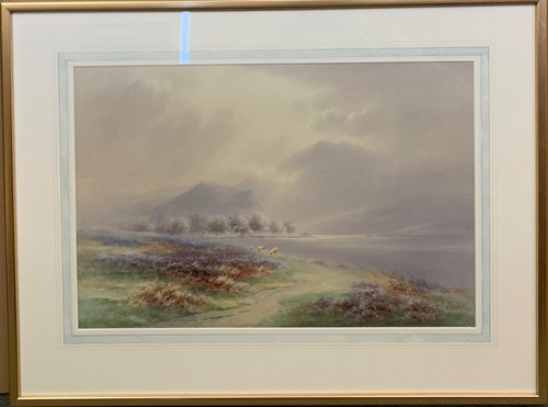 Lot 425 - Charles Edward Brittan (1837-1888) Loch Shiel,...