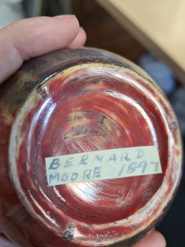 Lot 41 - A small Bernard Moore bottle vase