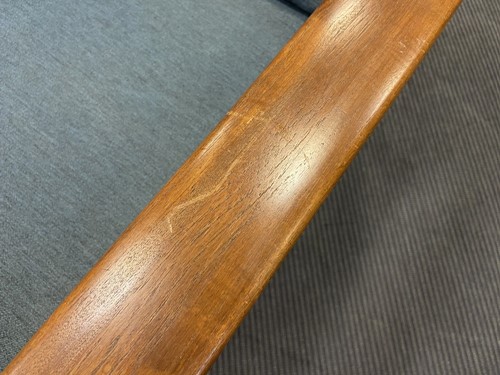 Lot 217 - Illum Wikkelso for Niels Eilersen, a Danish teak Capella sofa and matching armchair, 1960s