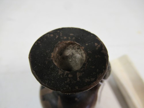 Lot 136 - A small ancient Greek vase, 8cm high...