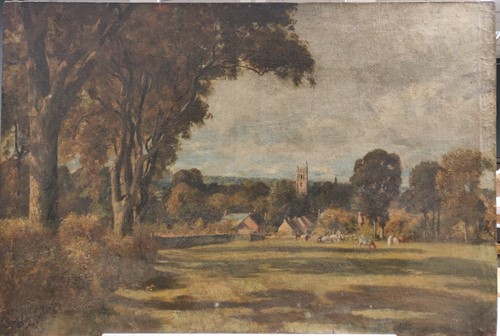 Lot 467 - English School, circa 1900 Cattle grazing in a...