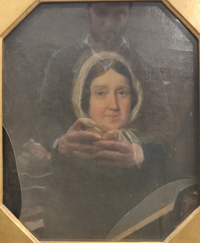 Lot 459 - English School, 19th century Portraits of a...