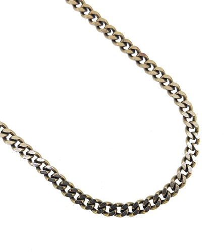 Lot 238 - A 9ct gold curb chain