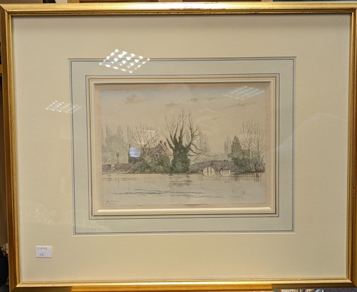 Lot 395 - David Addey (British, b.1933) The Trout Inn,...