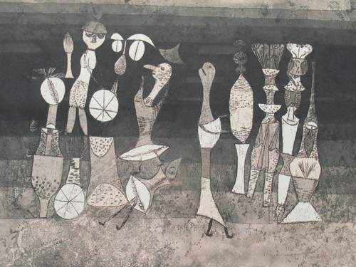 Lot 434 - After Paul Klee 'Komodie 1921-108' printed by...