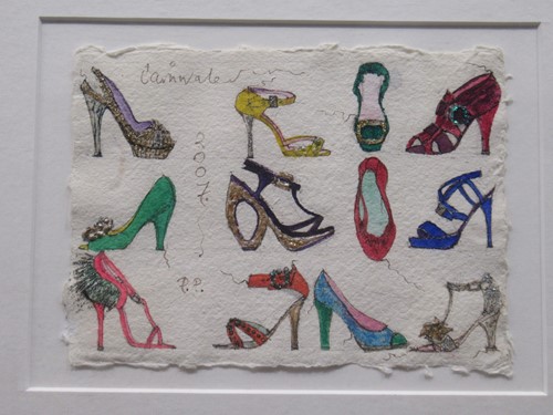 Lot 455 - A pair of brightly-coloured modern...