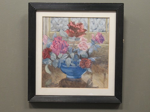 Lot 456 - Helen Saunders, Still life of flowers, signed...