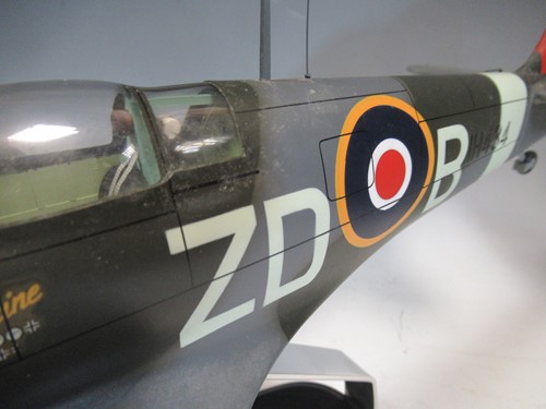 Lot 115 - Bravo Delta model aircraft - Spitfire, 42cm...