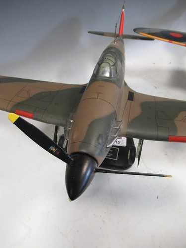 Lot 115 - Bravo Delta model aircraft - Spitfire, 42cm...