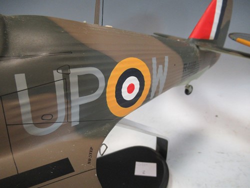 Lot 115 - Bravo Delta model aircraft - Spitfire, 42cm...