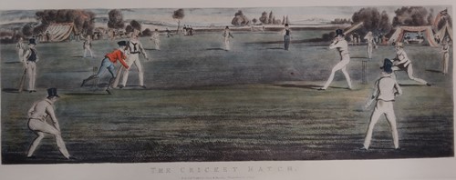Lot 480 - A collection of cricket prints, 'The Cricket...