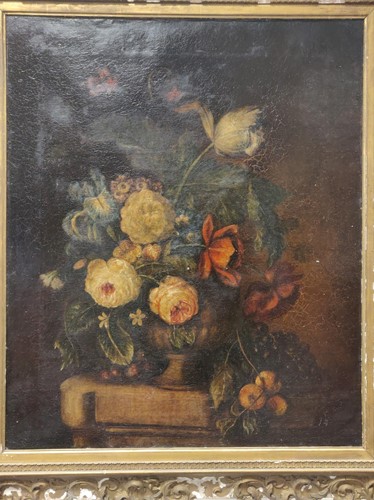 Lot 477 - Continental School, 18th century Still life of...